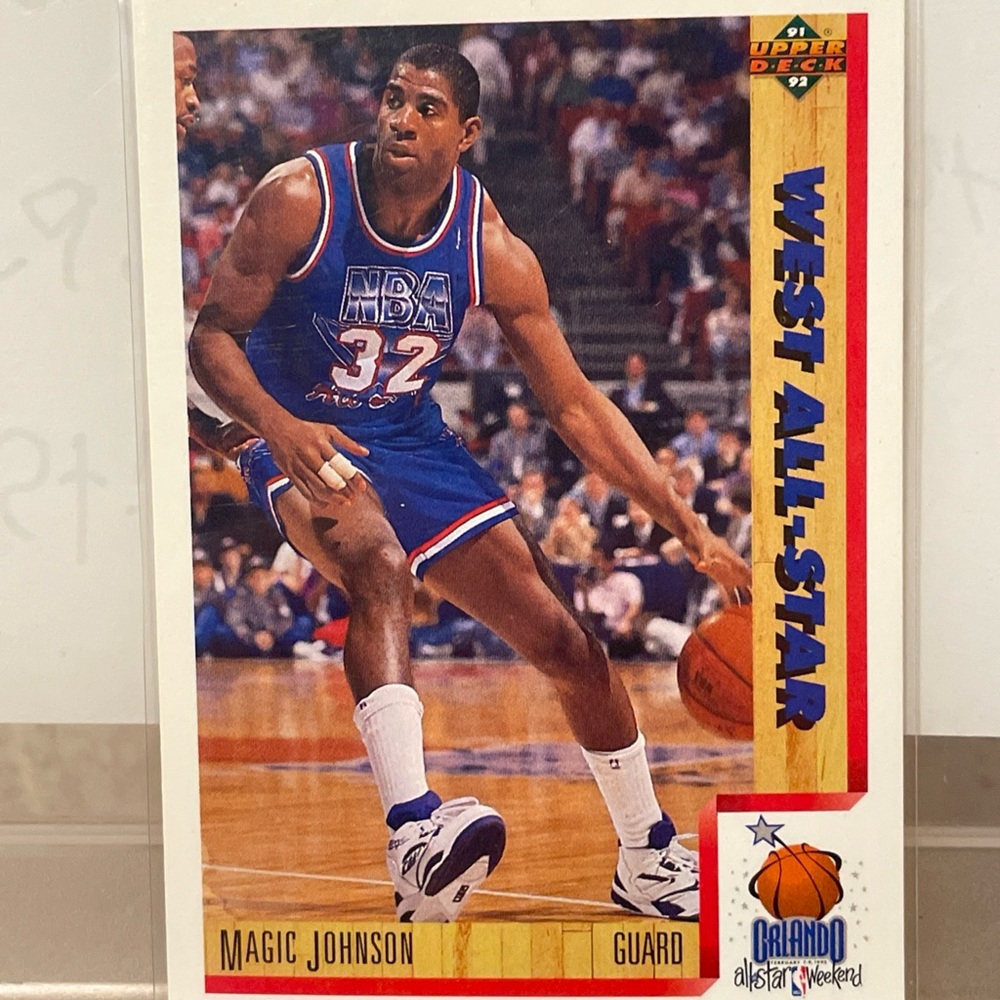 Magic Johnson Trading card